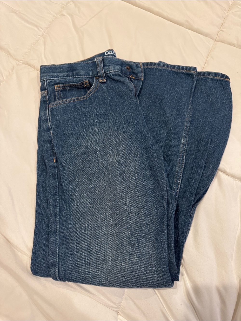 Cat & Jack Blue Kids Bootcut Jeans